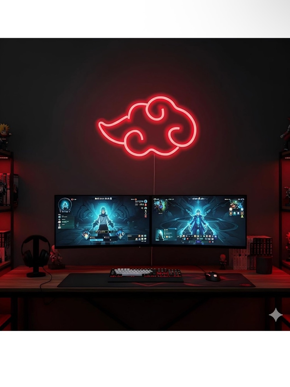 Red Acrylic LED Cloud Neon Sign - Picture 5 of 5
